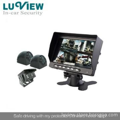 car backup camera system with heavy-duty camera for trucks